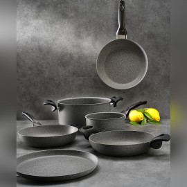 意大利Piardi Home｜Livestone 系列 天然礦石不沾煎鍋 16cm 明火