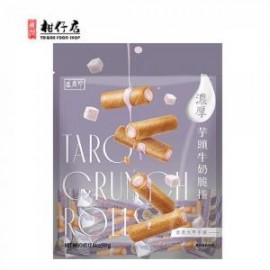 盛香珍 - 台灣進口-濃厚芋頭牛奶脆捲-140g ×1包
