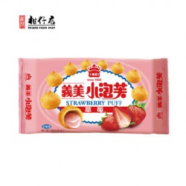 義美 - 【台灣進口】草莓小泡芙 57g x1包