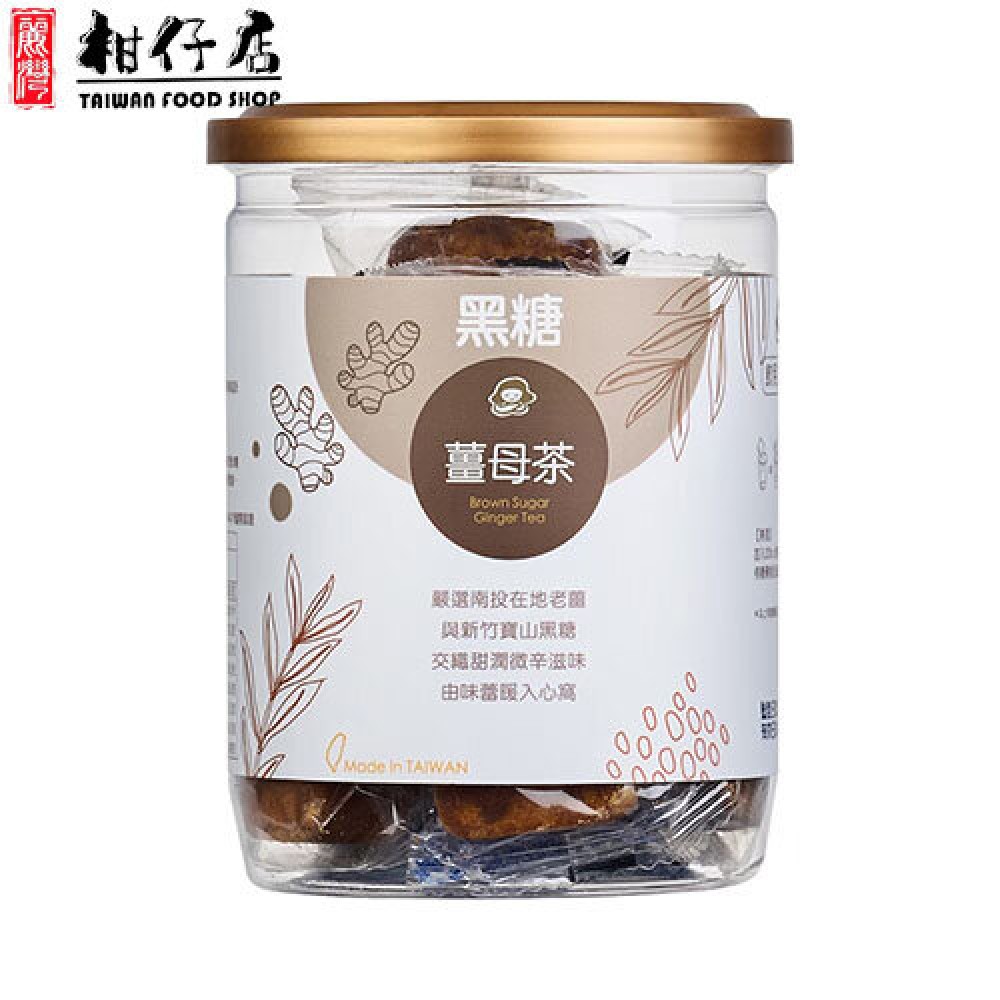 蜜思朵 - 台灣進口-黑糖薑母茶204g×1罐＜17g茶磚12入罐〉