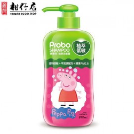 Probo - 台灣進口-【博寶兒】佩佩豬 -植萃低敏洗髮露 650ml×1瓶