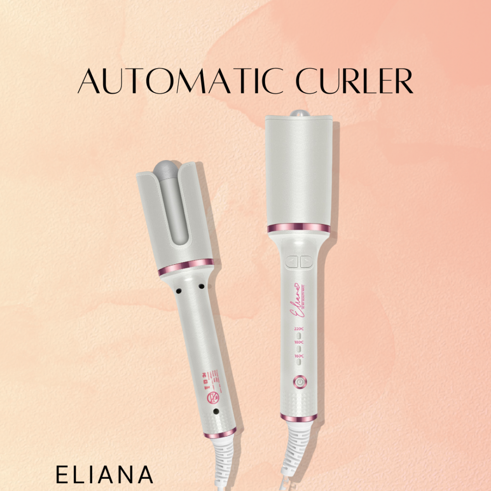 ELIANA - 自動捲髮棒 - 珍珠白