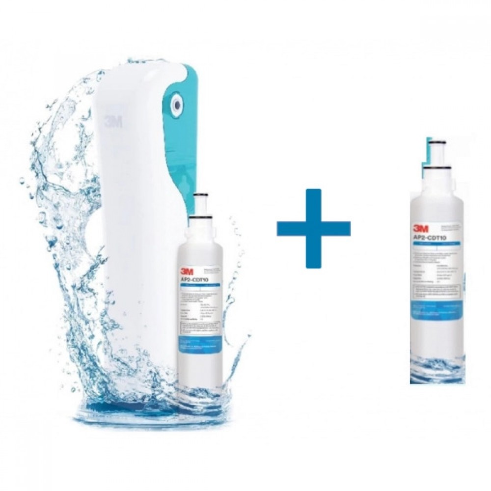 3M™ 濾水系統AP2-DT10 (DIY 自行安裝分流器)連 替換濾芯套裝 3M™ 濾水系統AP2-DT10 (DIY 自行安裝分流器)連 替換濾芯套裝