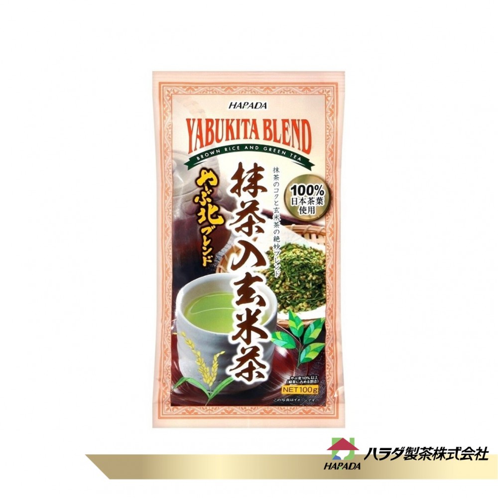 原田制茶 原田製茶 藪北抹茶入玄米茶 100克