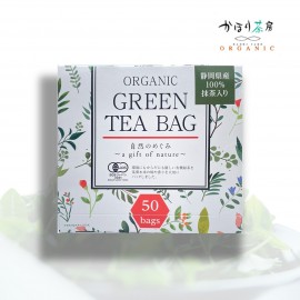原田制茶 香織茶房 有機抹茶入綠茶茶包 50包 100克 (2克 x 50包)