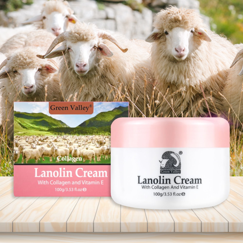 Green Valley 綿羊油膠原蛋白維他命E面霜 Lanolin Cream With Collagen and Vitamin E HHP81248