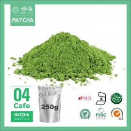 貴茶 純抹茶粉-4號 250克 *沖飲/調飲/雪糕/甜品 雨林認證 250克