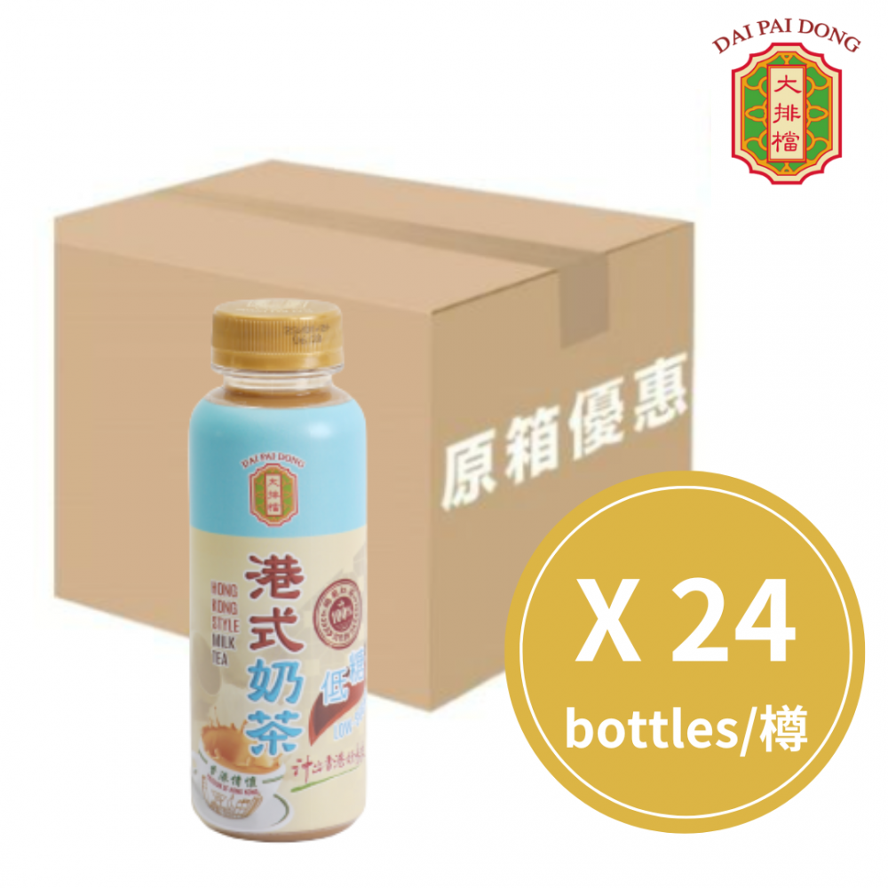 大排檔 港式奶茶 （低糖）290ml（24樽/箱）