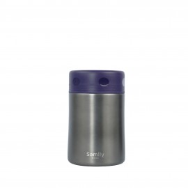 650ml 真空玻璃保溫食物罐 / 食物盒 - 深紫色