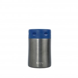 650ml 真空玻璃保溫食物罐 / 食物盒 - 深藍色