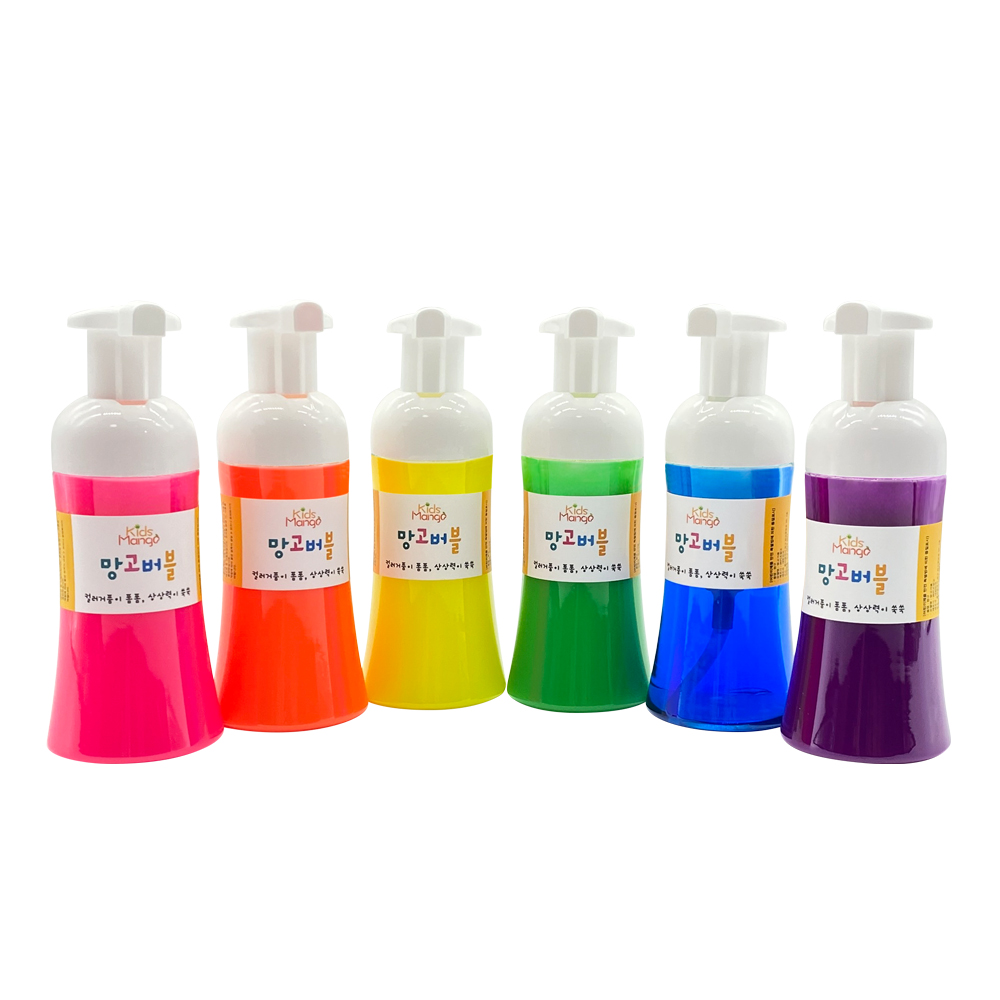 Kids Mango MBB-6 Mango Bubble 色彩認知遊戲泡泡 6色套装 Kids Mango MBB-6 Mango Bubble 色彩認知遊戲泡泡 6色套装
