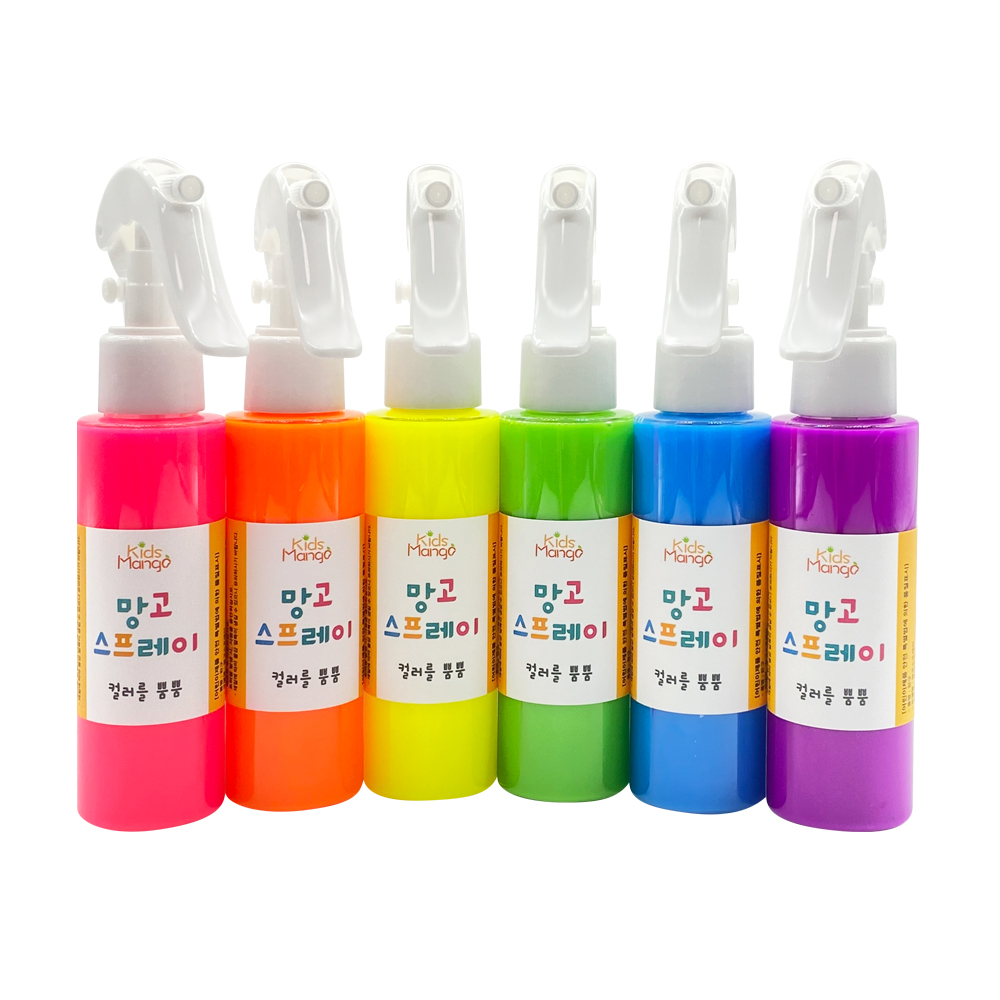 Kids Mango MSP-6 Mango Spray 幻彩顏色噴噴 6色套装 Kids Mango MSP-6 Mango Spray 幻彩顏色噴噴 6色套装