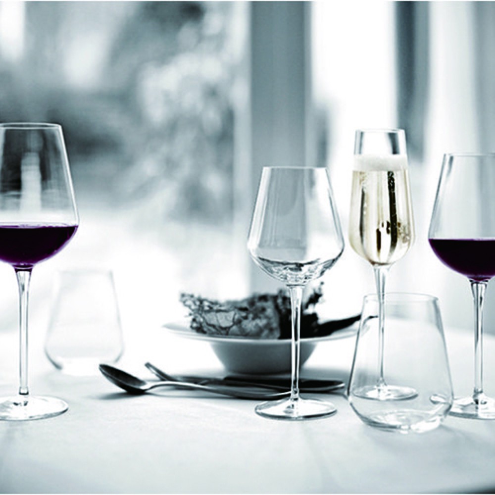 UNO 小號水晶白 酒杯, 兩隻裝