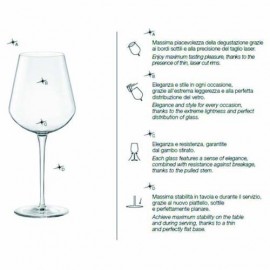 UNO 小號水晶白 酒杯, 兩隻裝