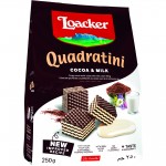 Loacker萊家粒粒牛奶朱古力威化餅250g