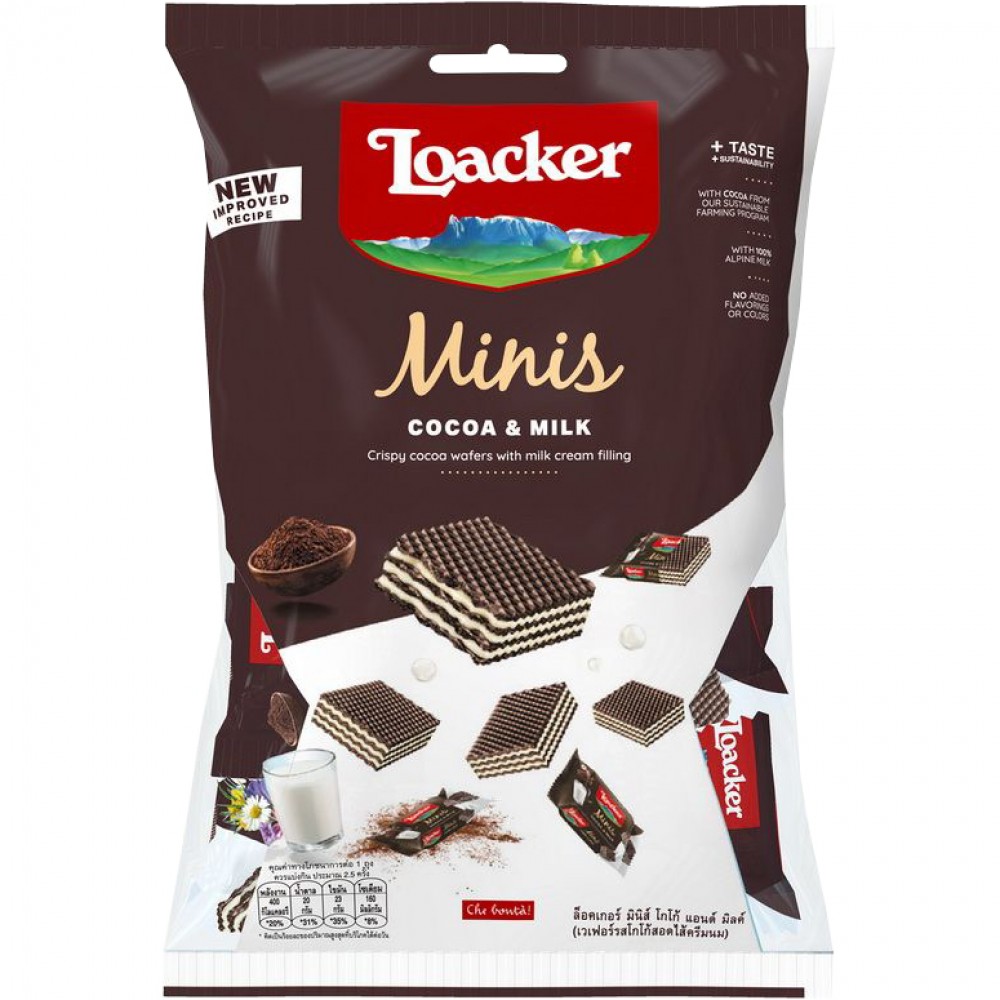 Loacker Minis 牛奶朱古力 200g