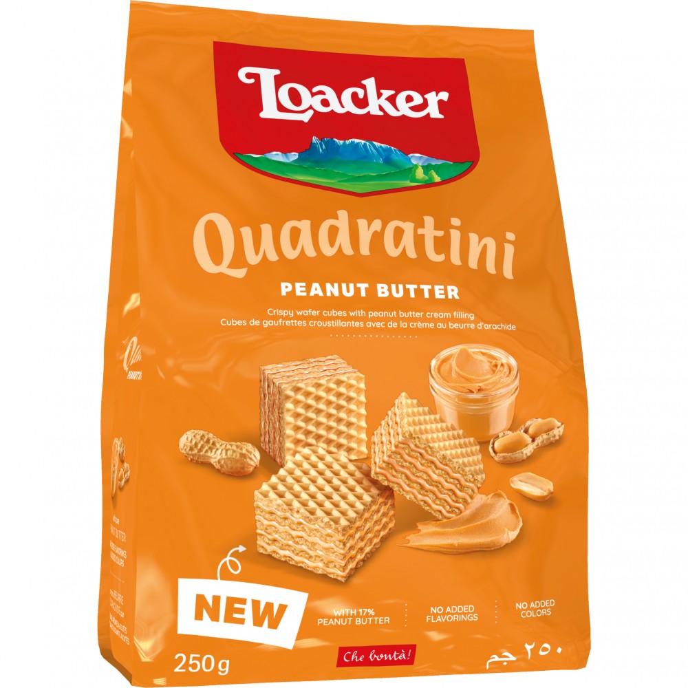 Loacker-粒粒花生醬威化250g