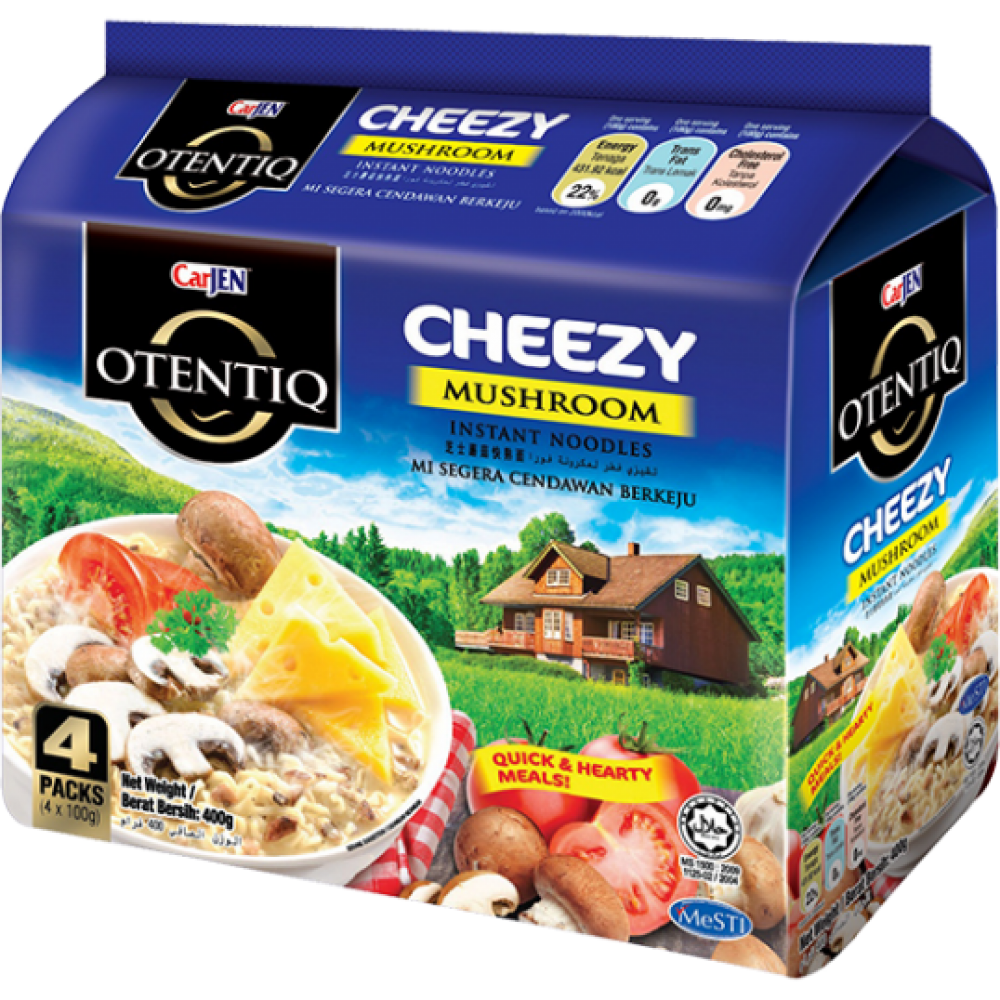 CarJEN芝士蘑菇方便麵4x100G