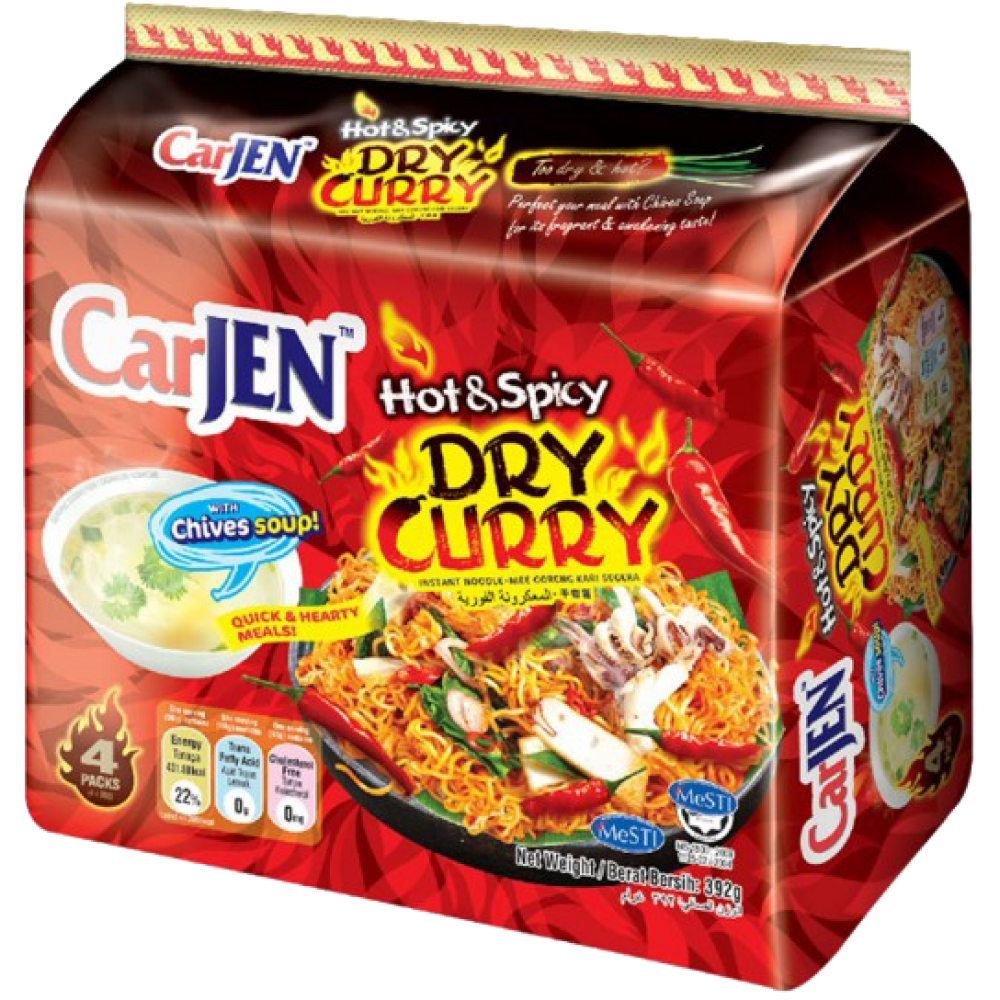 CarJEN干咖哩撈麵 4X98G