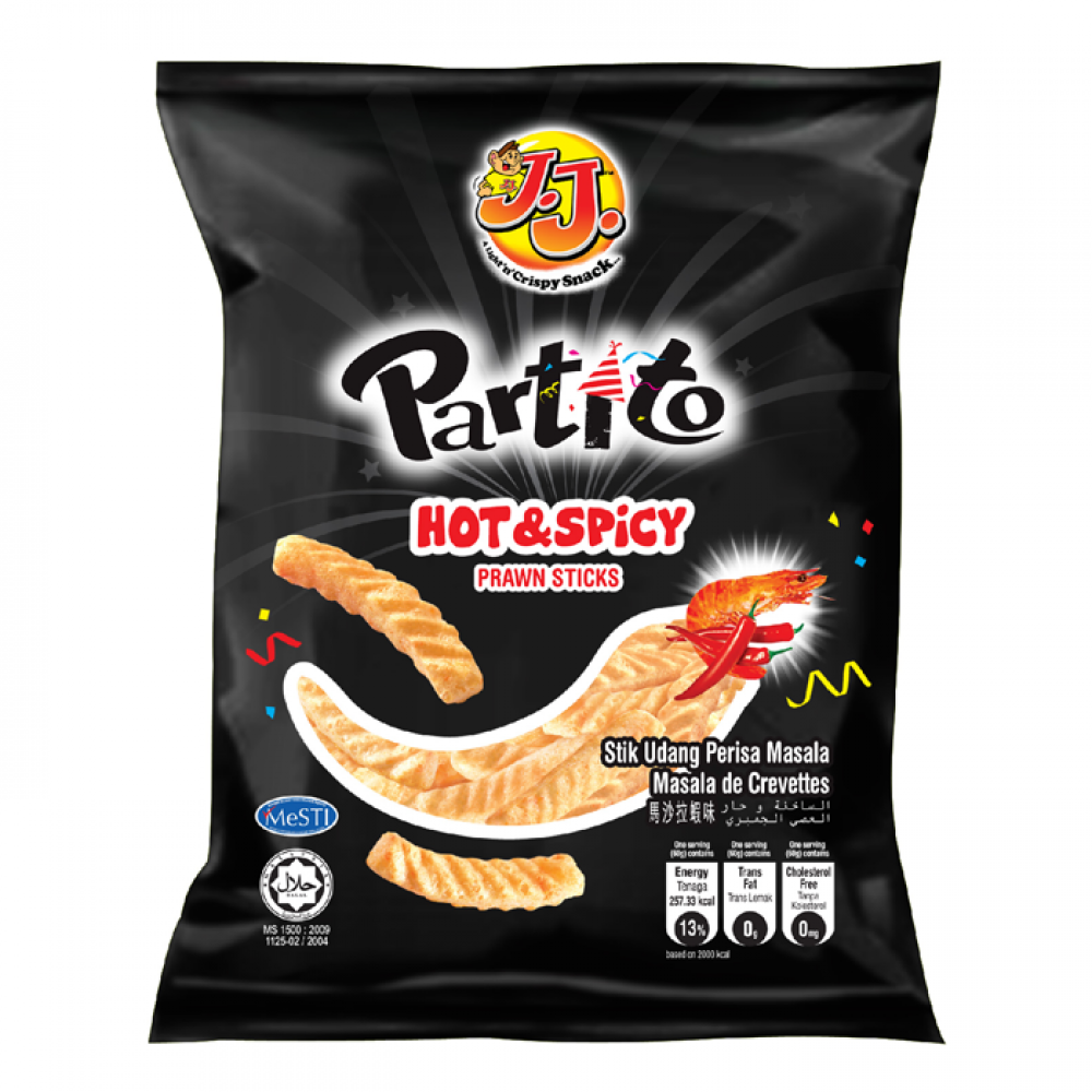 J.J. Partio馬沙拉蝦條50G