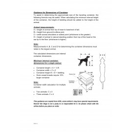 PP100 IATA Pet Kennel Set 寵物移民專用飛機籠套裝  (131 x 80 x 100cm) 