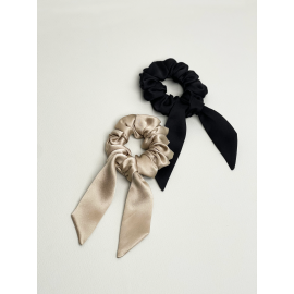 Silkism 絲質髮圈 - 黑色