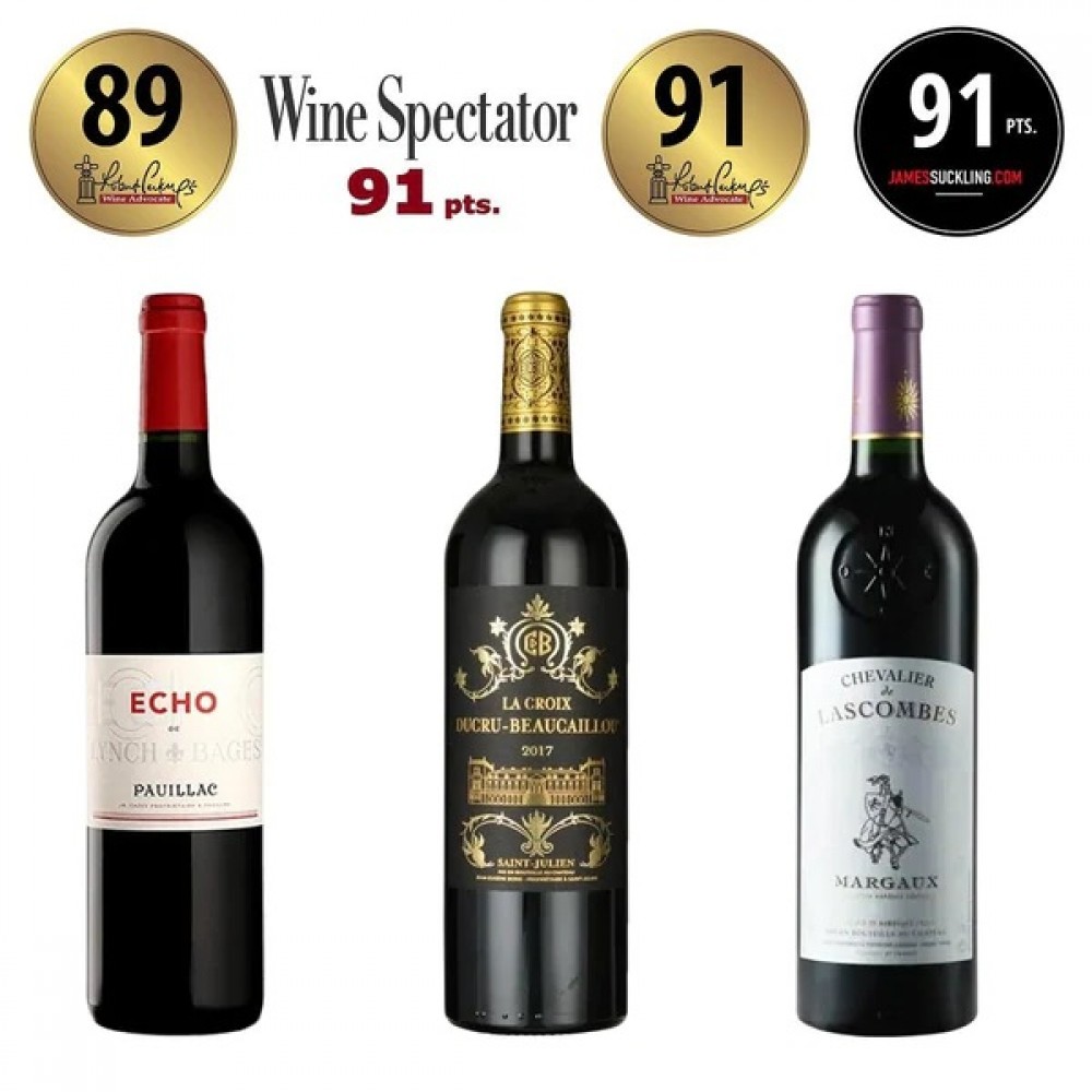 Second Wine of superb 2017 Grand Cru Classé (3-Bottle Mixed Pack) Second Wine of superb 2017 Grand Cru Classé (3-Bottle Mixed Pack)