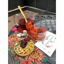 美人茶-美顏養生草本茶 - 亮膚排毒【洛神花山楂石斟花】