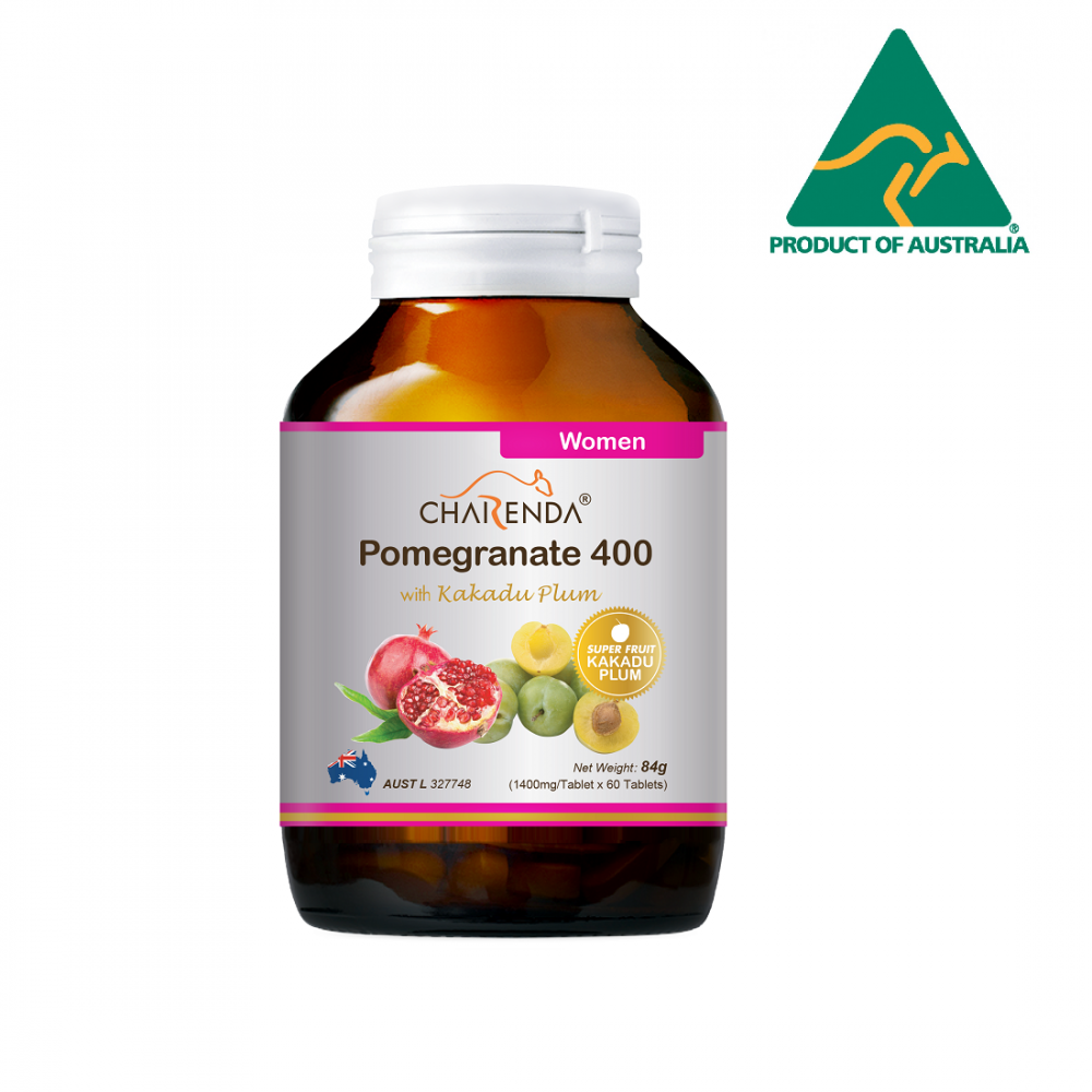 Charenda 石榴 400 (含卡卡杜李) (60粒)