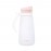 1500ml 矽膠絲感塗層玻璃水瓶 - 粉紅色