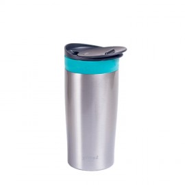 TRIO 保溫玻璃隨行杯 - 綠松色｜咖啡杯｜茶杯