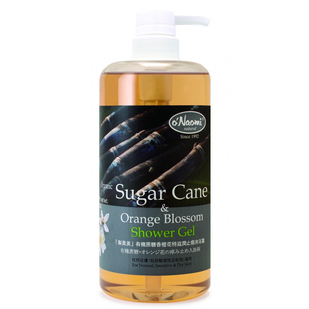 梨奧美有機蔗糖香橙花特滋潤止痕沐浴露800ML