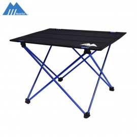 MasterTool - 戶外防水輕便折疊燒烤露營桌，藍色