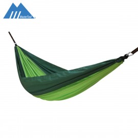 Mastertool- 超輕戶外防側翻露營休閒單人吊床，綠色