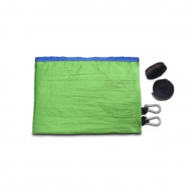 Mastertool-超輕戶外防側翻露營休閒吊床，雙人綠色