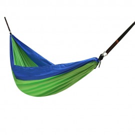 Mastertool-超輕戶外防側翻露營休閒吊床，雙人綠色