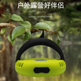 Mastertool-綠色-USB充電式野營帳篷風扇營燈
