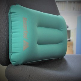 MasterTool -吹氣枕頭，連袋 - 戶外超輕便攜式充氣式方型氣枕，孔雀藍