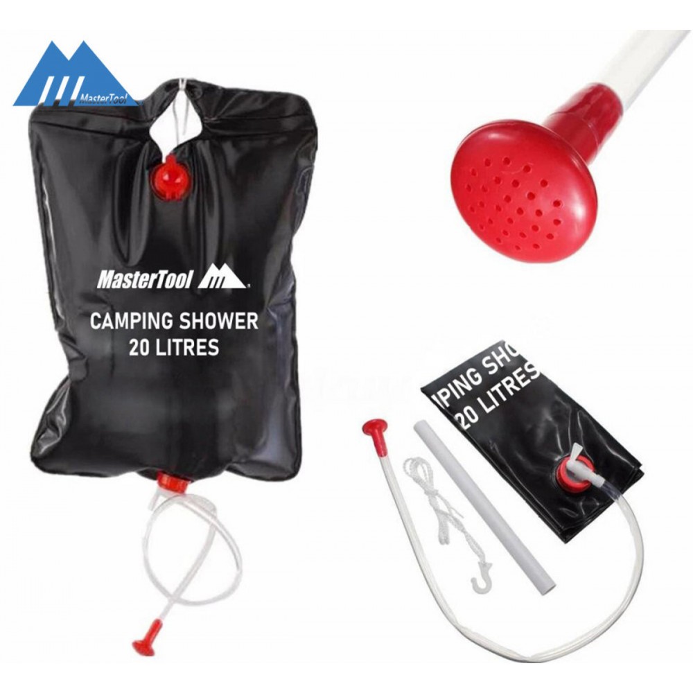 MasterTool-淋浴袋-20L，野外摺疊水袋，戶外太陽能熱水袋