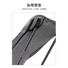 Mastertool -高背輕量戶外露營鋁合金折疊椅，沙灘椅，黑色