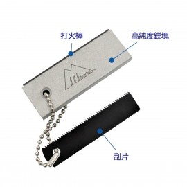 MasterTool-户外生存鎂打火棒，戶外野營取火器，生火點火器，打火石，連刮片，野營，求生，行山