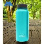 MasterTool-天藍色-1 Litre真空不鏽鋼保溫瓶，雙層，保冷杯，防漏水樽，水壺，304不鏽鋼材質，不含BPA