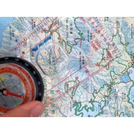 MasterTool-地圖指南針，地圖尺，比例尺，放大鏡 - Expedition Map Compass