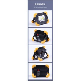 MasterTool-露營燈，手提燈，工作燈，戶外應急燈，大功率露營照明燈，多功能照明燈，COB超亮，可充電，移動電源 - 不連電池