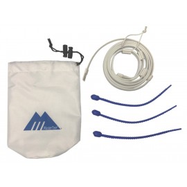 MasterTooll- 戶外露營帳篷燈條，可彎曲防水露營燈條，帳篷掛燈，USB燈條，簡易燈籠燈帶，營地燈帶，1.5米長（15個LED燈，正白燈）