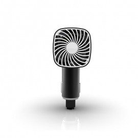 MasterTool-3合一車用電器負離子淨化器, 空氣淨化器+雙USB QC 3.0車充+應急破窗錘、除臭劑和汽車空氣清新器, 安全錘