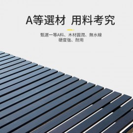 MasterTool- 戶外實木蛋捲桌，便攜式折疊露營桌子，燒烤野營桌，含收納袋