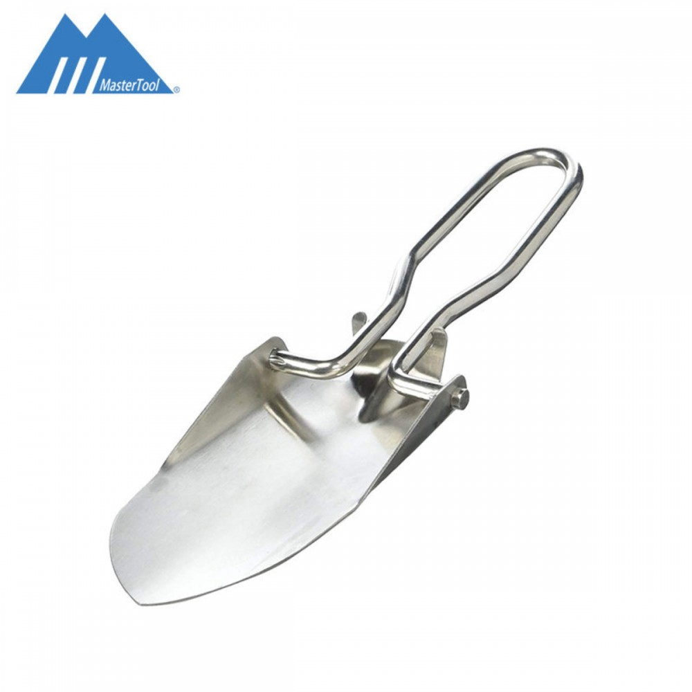 MasterTool- 折疊鏟，戶外生存鏟，泥鏟，輕質不銹鋼結構，附送收納袋，方便攜帶。可用於花園，野營徒步。