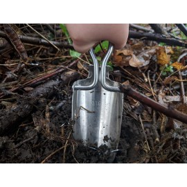 MasterTool- 折疊鏟，戶外生存鏟，泥鏟，輕質不銹鋼結構，附送收納袋，方便攜帶。可用於花園，野營徒步。