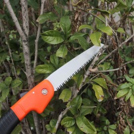 MasterTool- 便攜折疊手工鋸-帶安全鎖，園林鋸子，家用小型手持折疊鋸 ，鋸齒刀 ，果樹鋸， 鋸樹， 手鋸手拉伐木鋸，快速手鋸，磨齒刃， 園林手工修枝刀， 手動工具鋸刀， 手動鋸刀木工鋸 ，鋸樹木